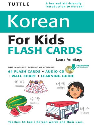cover image of Tuttle Korean for Kids Flash Cards Kit